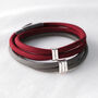 Men’s Personalised Family Links Wrap Bracelet, thumbnail 1 of 7