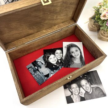 Carved Name Personalised Memory Box, 9 of 12