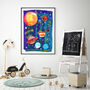 Space Planets Kids Print, thumbnail 5 of 9