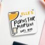 Personalised Pornstar Martini Goes Here Coaster Gift, thumbnail 2 of 3