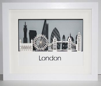Paper Cut London Skyline Picture, 5 of 8