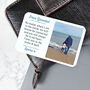 Personalised Wallet Metal Photo Card For Grandad, thumbnail 2 of 7