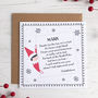 Personalised Elf Christmas Card With Poem, thumbnail 1 of 2
