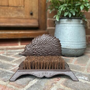 Hedgehog Boot Brush And Two Bertie Beetle Boot Jacks, 4 of 9