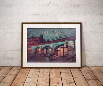 The Cross Nightclub London Travel Poster Art Print, 6 of 8