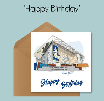 Leeds Fc Personalised Birthday Card, 2 of 5
