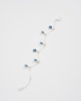 Forget Me Not Silver Bracelet, 2 of 7