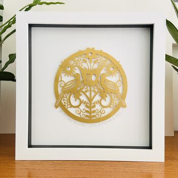 50th Anniversary Personalised Paper Cut, 8 of 12