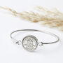 Sixpence Year Coin Bangle Bracelet 1928 To 1967, thumbnail 1 of 9