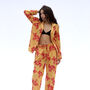 Women's Pyjamas In Organic Cotton, Cartagena Long Set, thumbnail 1 of 9
