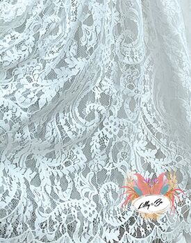 Saffron Ivory White ~ Luxurious Lace Flower Girl Dress, 2 of 6