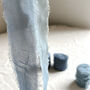 Chiffon Wedding Ribbon With Frayed Edges Blue 5m Roll, thumbnail 4 of 5