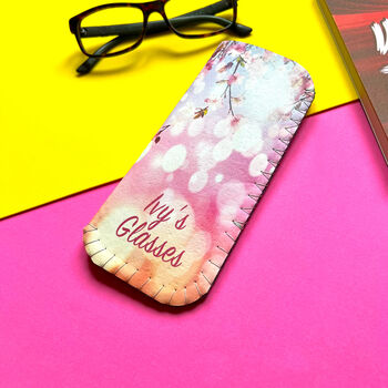 Blossom Flower Personalised Glasses Case, 3 of 5