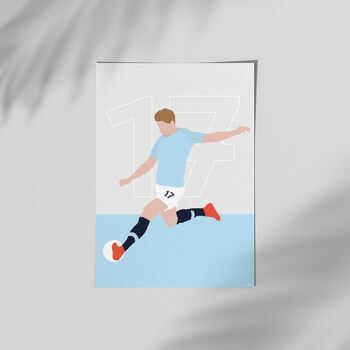Kevin De Bruyne Manchester City Poster, 3 of 4