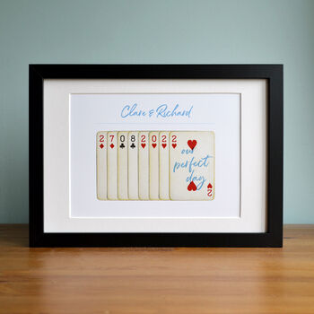 Personalised Special Date Playing Cards Print, 2 of 6