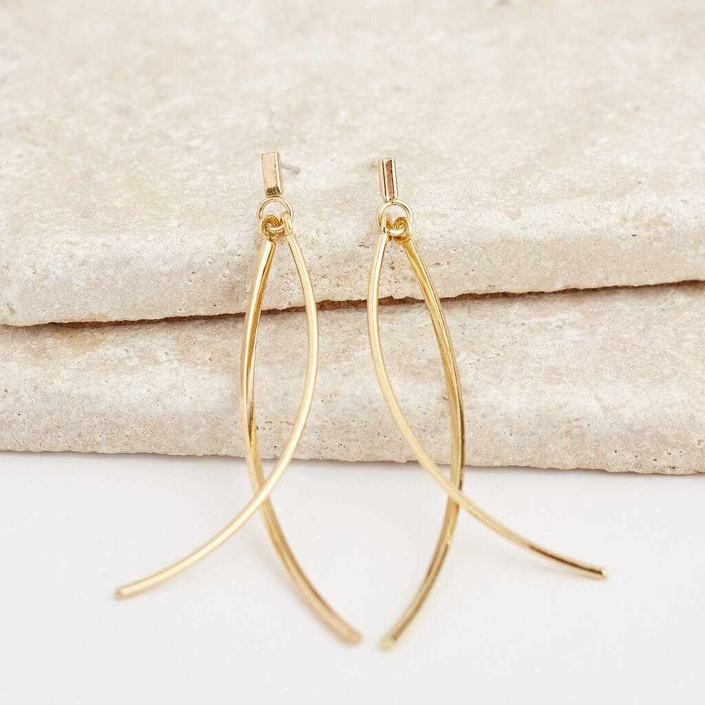 Twisted 2025 barbell earring