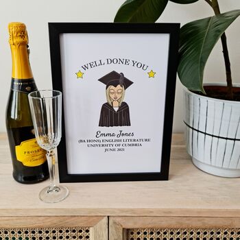 Personalised Graduation Gift Print, 2 of 5