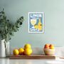 Bobble Frame Limoncello Spritz Print, thumbnail 4 of 6