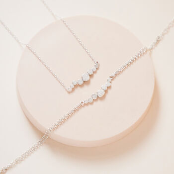Sands Silver Pebble Necklace, 5 of 10