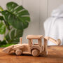 Personalised Wooden New Baby Tractor Toy, thumbnail 2 of 4