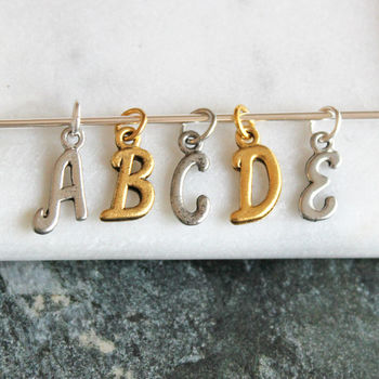 Add A Script Letter Charm To Your Order, 3 of 4