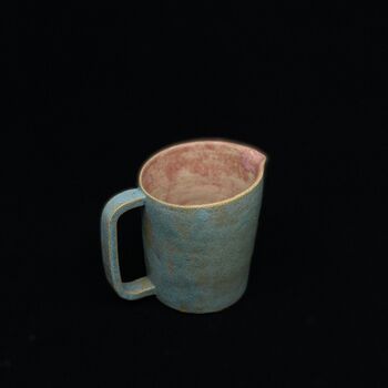 Ceramic Handmade Tea Ware Midori Set Of Cups Milk Jars, 3 of 8