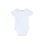 Frida White Short Sleeve Frill Collar Body, thumbnail 3 of 5