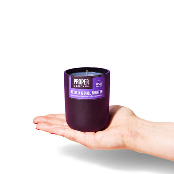 Netflix And Chill Chocolate + Truffle Scented Soy Wax Candle, 9 of 9