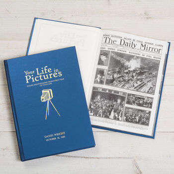 Personalised Your Life In Pictures Newspaper Book, 4 of 9