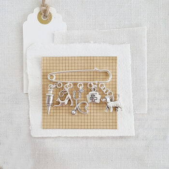 Personalised Vet Brooch, 3 of 5
