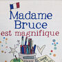 Personalised French Teacher Bag, thumbnail 12 of 12