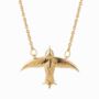 Gold Bird Of Protection Necklace In Gold Vermeil, thumbnail 1 of 7