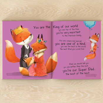 Personalised King Of Dads Fathers Day Book, 12 of 12