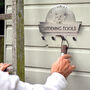 Personalised Metal Gardening Tool Rack, thumbnail 1 of 3