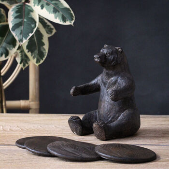 Bear With Set Of Coasters, 3 of 6
