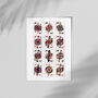 England Playing Cards Print, thumbnail 2 of 4