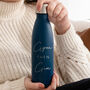 Engraved 'Gym Then Gin' Reusable Water Bottle, thumbnail 1 of 2