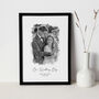 Personalised Watercolour Portrait, Gift For Couple, thumbnail 7 of 8