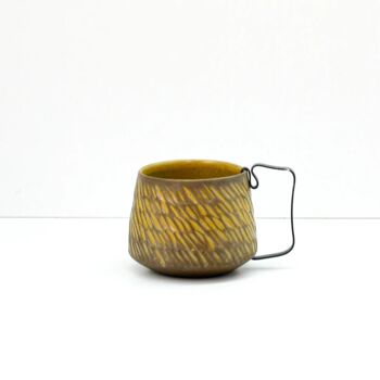 Hic Ceramics Sand Medium Handmade Cup Recif, 3 of 9