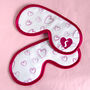 Personalised Red Hearts Eye Mask, thumbnail 1 of 1