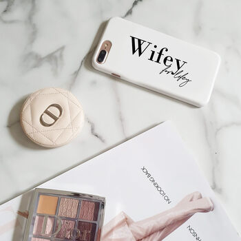 Wifey For Lifey Glossy Wedding Phone Case, 4 of 7
