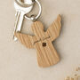 Angel Oak Keyring | 'Good Luck' | Four Leaf Clover | Keys, thumbnail 1 of 2
