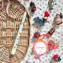 Hand Painted Ivory Christmas Taper Candles, thumbnail 3 of 9