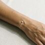 Dainty Solitaire Diamond Bracelet Gold, thumbnail 7 of 9