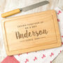 Personalised Anniversary Cheese Board 'Dining Together', thumbnail 2 of 6