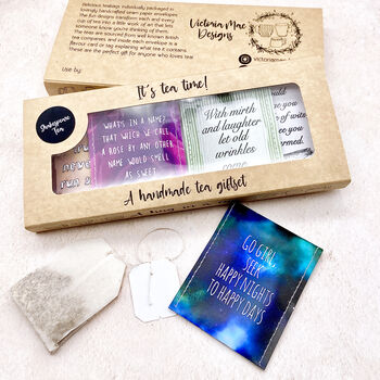 Shakespeare Gifts: William Shakespeare Tea Gift Set, 4 of 12