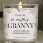 Personalised Floral Scented Jar Candle, thumbnail 2 of 4