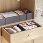 Drawer Organisers Fabric Dresser Dividers Set, thumbnail 1 of 6