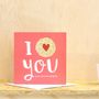 I Love You More Than Biscuits Anniversary Card, thumbnail 2 of 2