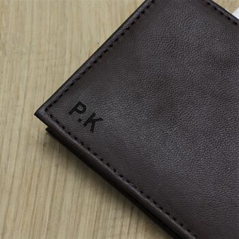 Personalised Men's Leather Wallet For Him, 3 of 6